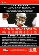 2007 Bowman Zac Taylor