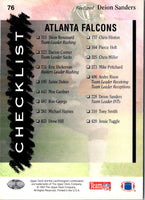 1993 Upper Deck Falcons Checklist #76