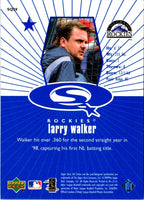 1999 UD Choice StarQuest Blue Larry Walker #SQ28
