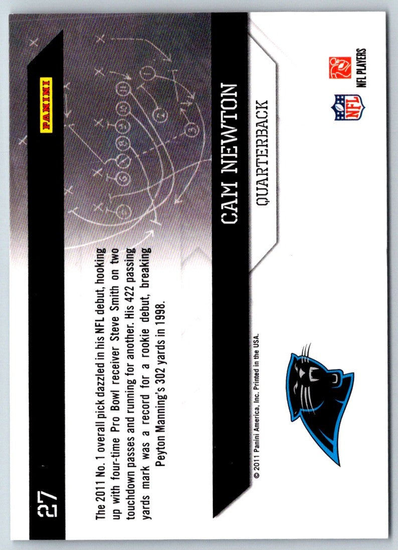 2011 Donruss Elite Power Formulas Gold Cam Newton