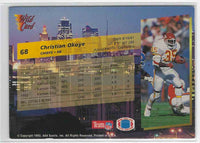 1993 Wild Card Christian Okoye #68