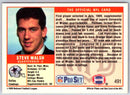 1989 NFL Proset Steve Walsh