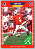 1989 NFL Proset Steve Walsh #491