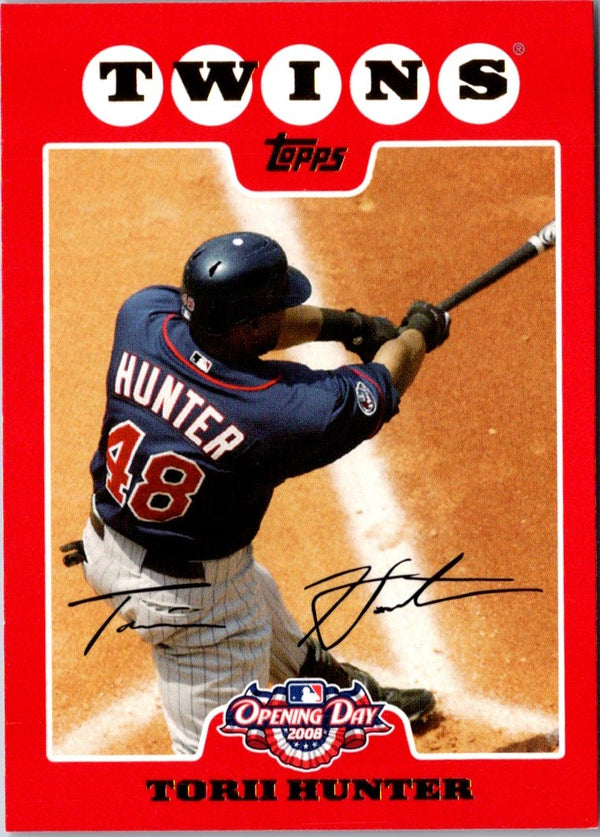 2008 Topps Opening Day Torii Hunter #180