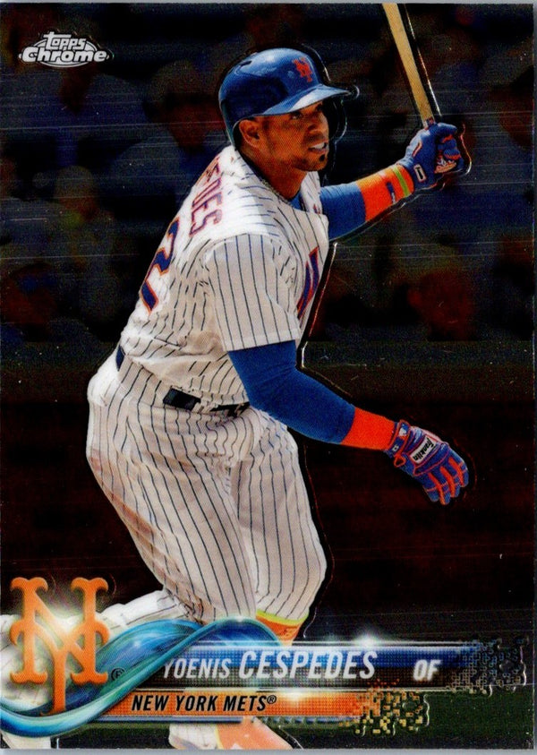 2018 Topps Chrome Yoenis Cespedes #119