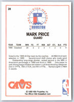 1989 NBA Hoops Mark Price #28