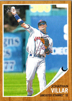 2011 Topps Heritage Minor League Green Tint Jonathan Villar #145 /620