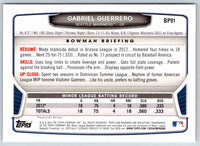 2013 Bowman Gabriel Guerrero #BP91