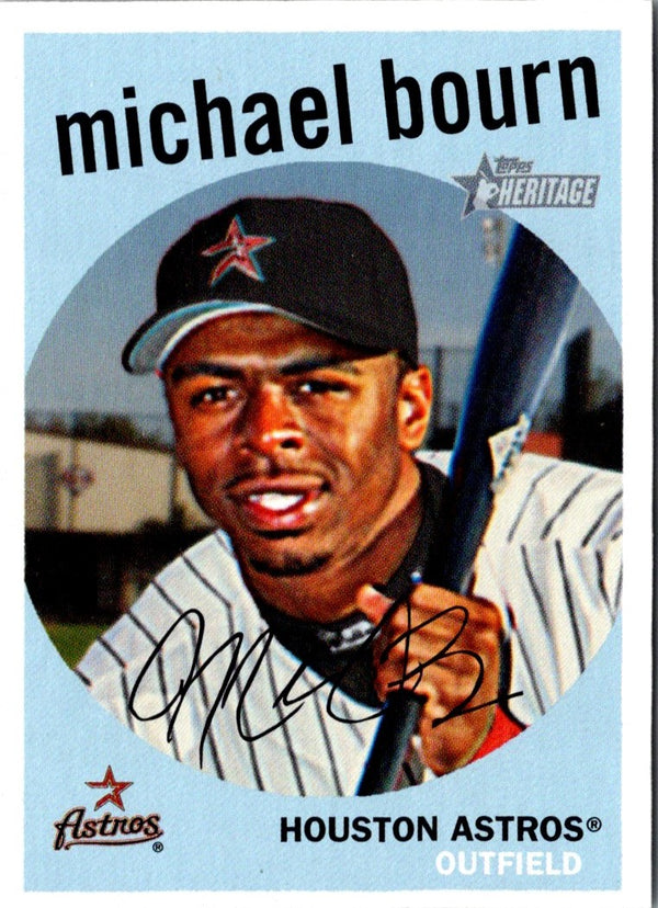 2008 Topps Heritage Michael Bourn #344