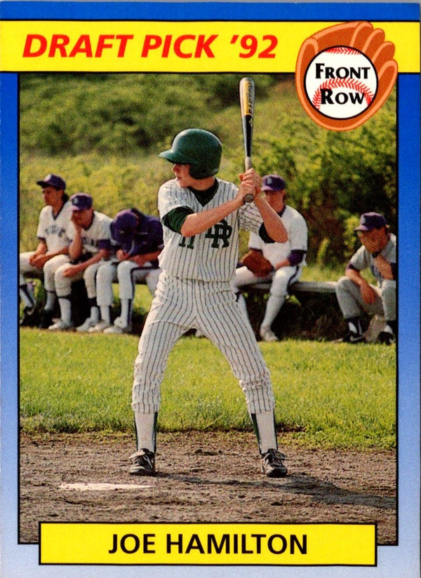 1992 Front Row Draft Picks Joe Hamilton #35