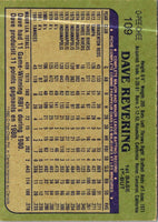 1982 O-Pee-Chee Dave Revering #109