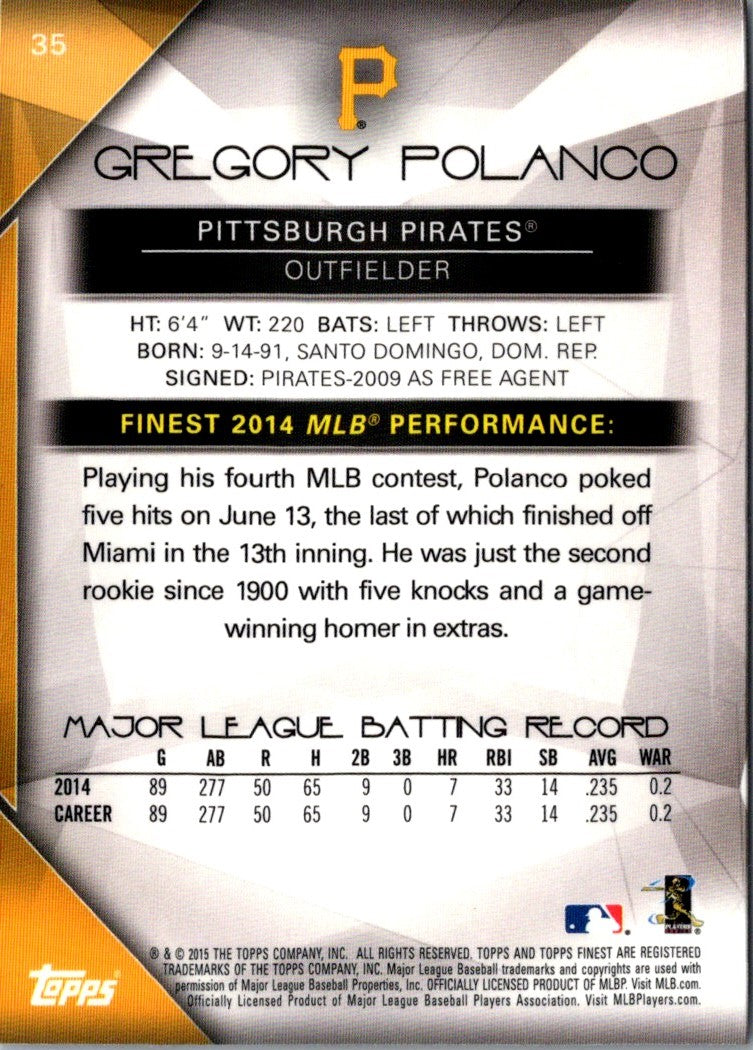 2015 Finest Gregory Polanco