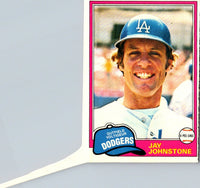 1981 Topps Jay Johnstone #372