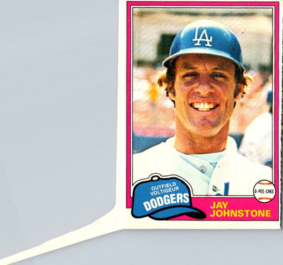 1981 Topps Jay Johnstone #372