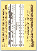 1984 Donruss Rick Lysander #560 Rookie