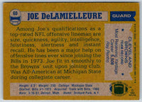 1982 Topps Joe DeLamielleure #60