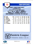 1991 Line Drive AA Tom Popplewell