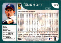 2001 Topps B.J. Surhoff #193