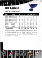 2009 Upper Deck MVP Andy McDonald #47
