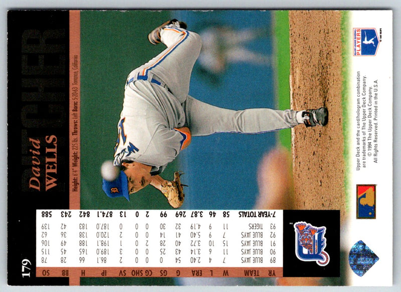 1993 Upper Deck David Wells