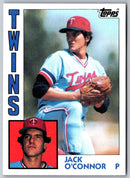 1984 Topps Jack O'Connor