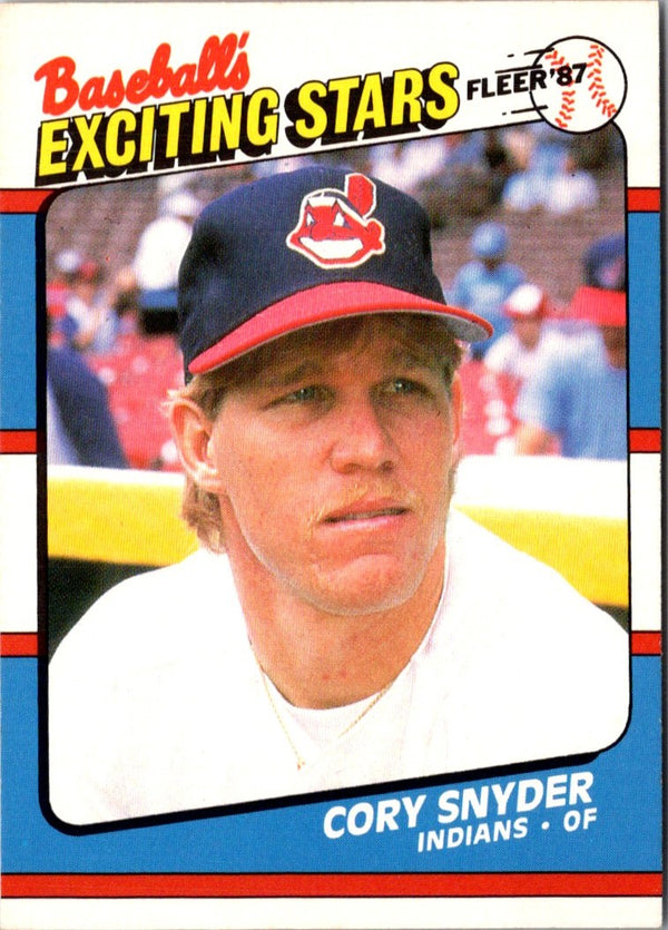 1987 Fleer Exciting Stars Cory Snyder #40