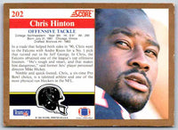 1991 Score Chris Hinton #202