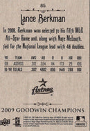 2009 Upper Deck Goodwin Champions Lance Berkman