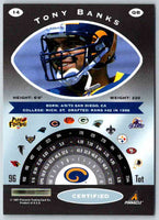 1997 Pinnacle Certified NFL Tony Banks #14