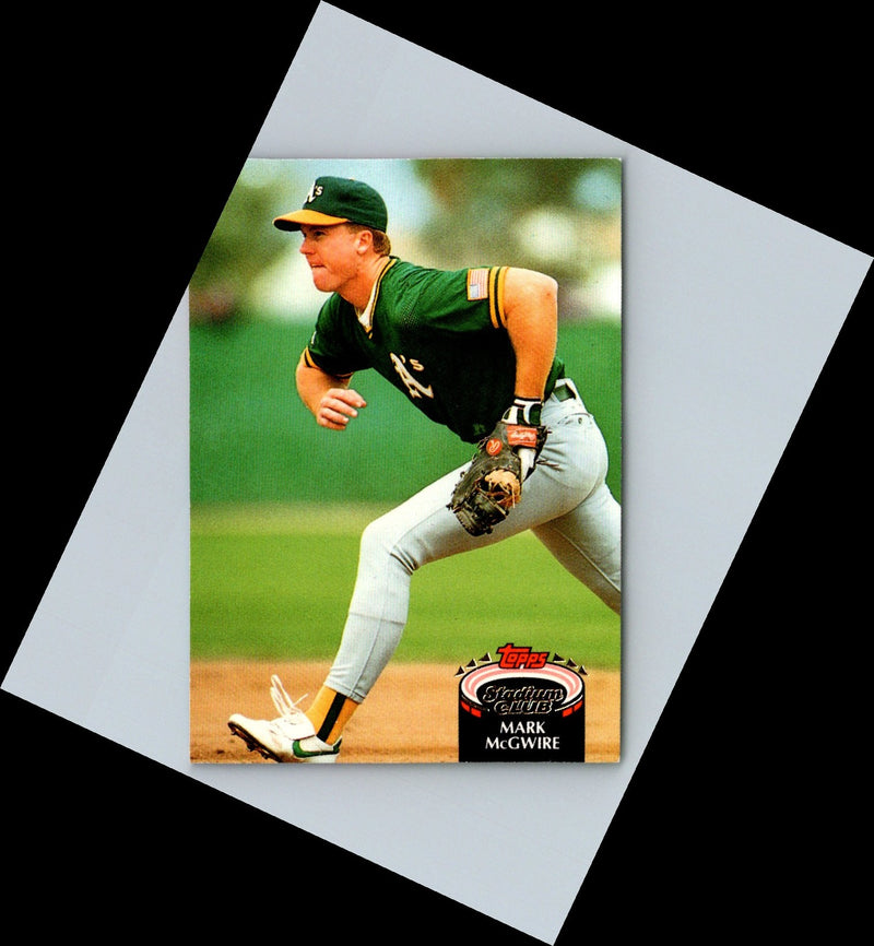 1988 Topps Woolworth Baseball Highlights Mark McGwire