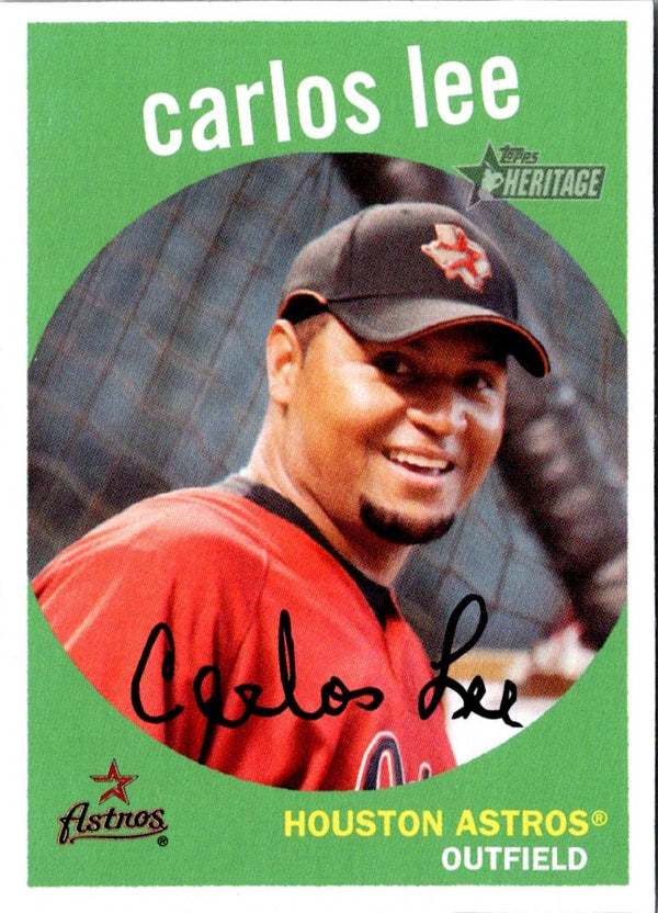 2008 Topps Heritage Carlos Lee #276