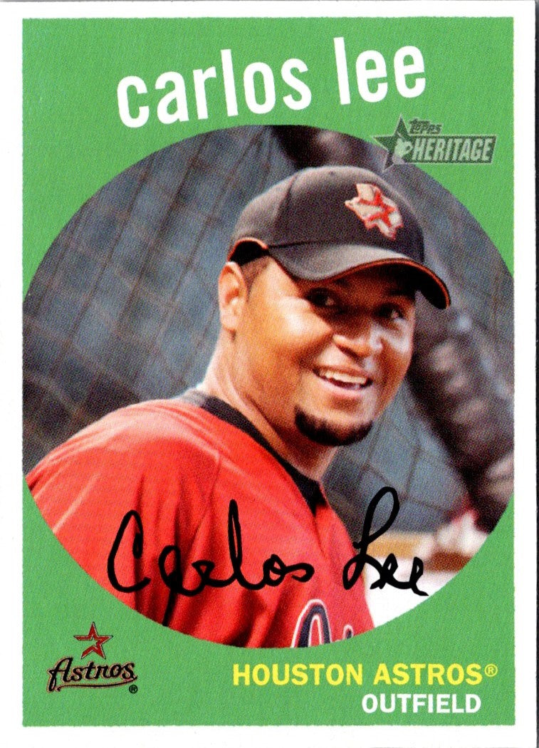 2008 Topps Heritage Carlos Lee