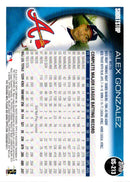 2010 Topps Update Alex Gonzalez