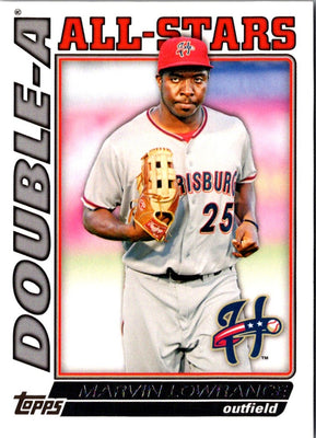 2010 Topps Pro Debut Double-A All-Stars Marvin Lowrance #DA-7