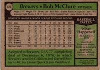 1979 Topps Bob McClure #623