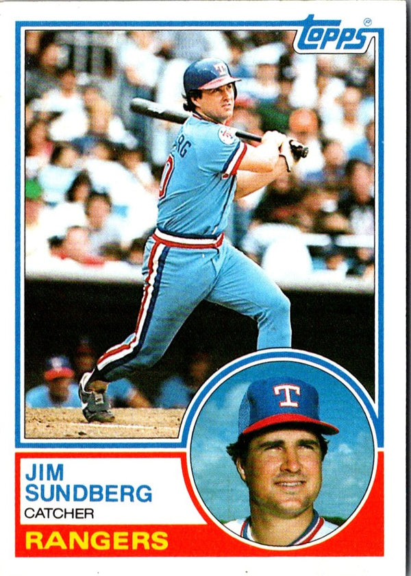 1983 Topps Jim Sundberg #665