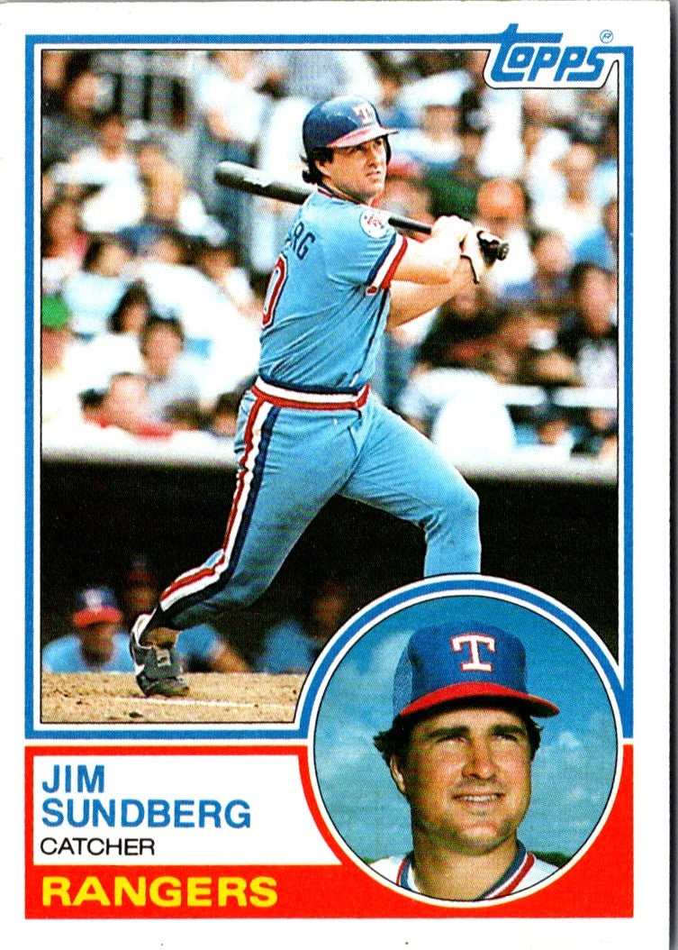 1983 Topps Jim Sundberg