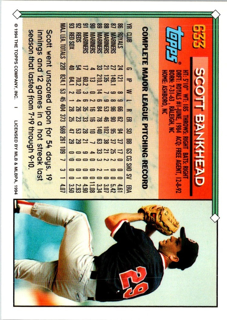 1994 Topps Scott Bankhead