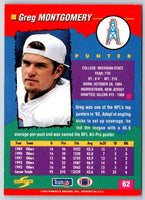 1994 Score Greg Montgomery #62