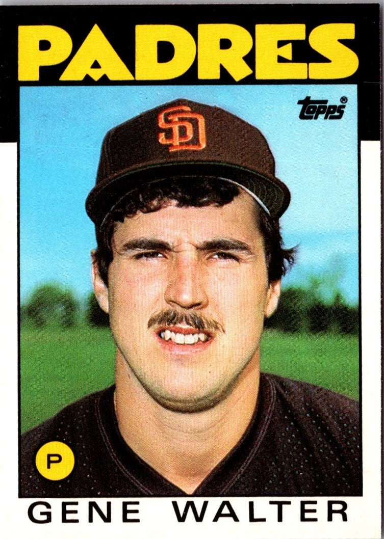 1986 Topps Traded Gene Walter