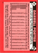 1986 Topps Traded Darrell Porter