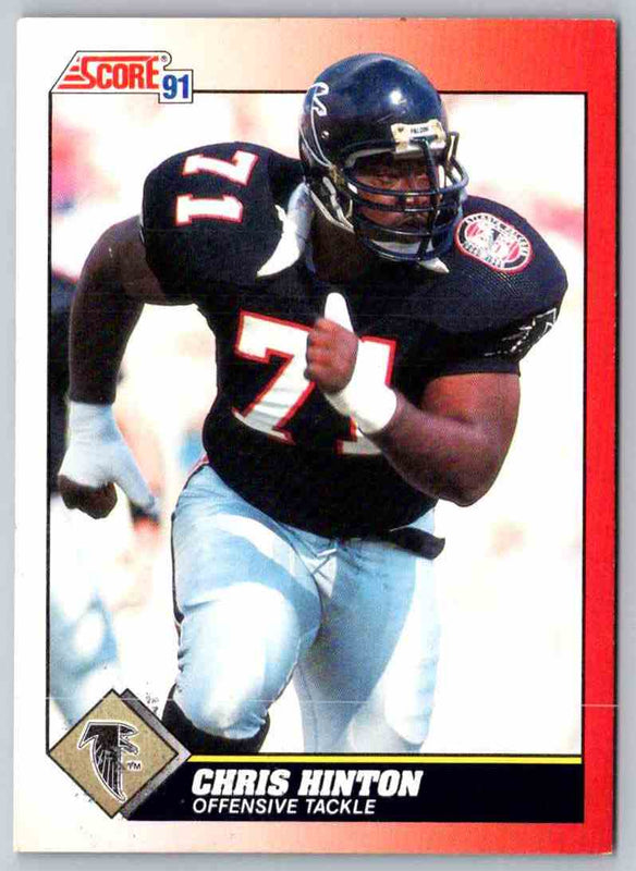 1991 Score Chris Hinton #202