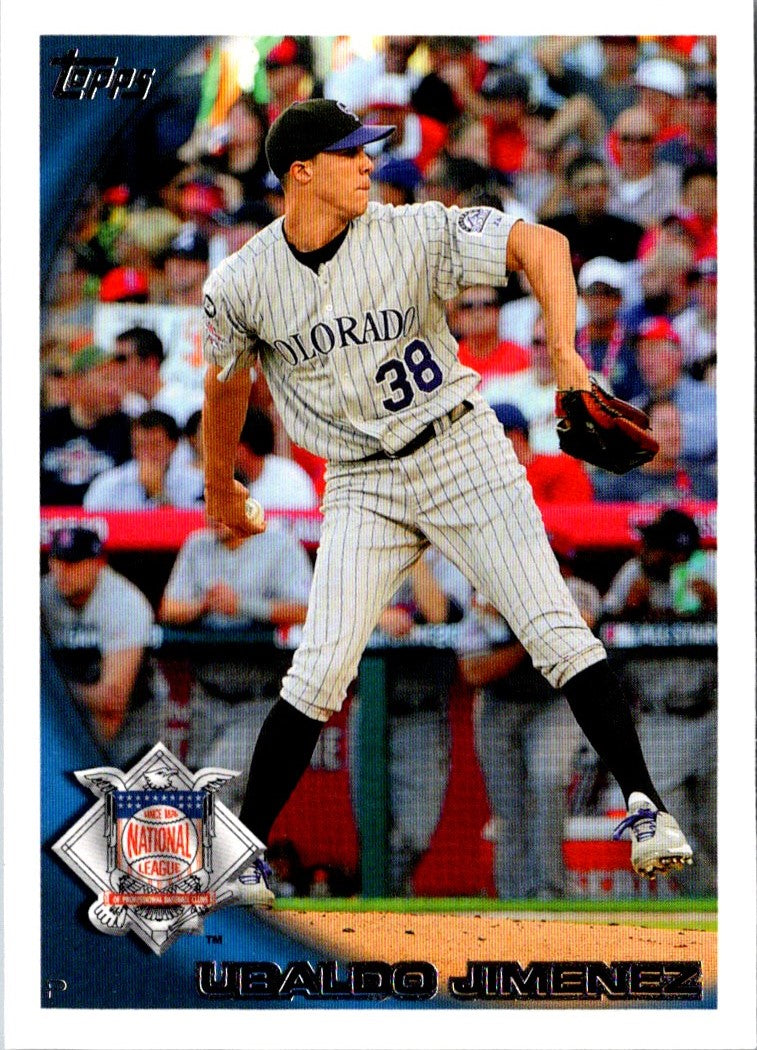 2010 Topps Update Ubaldo Jimenez