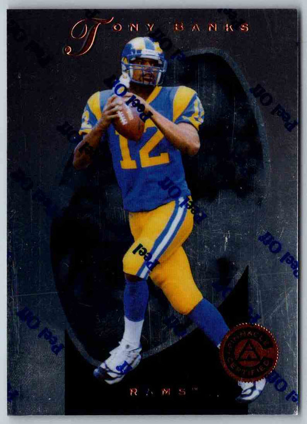 1997 Pinnacle Certified NFL Tony Banks #14
