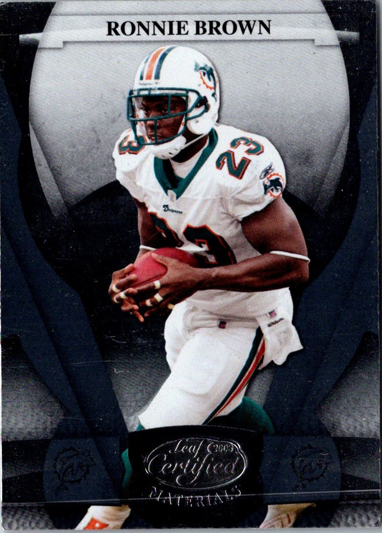 2008 Leaf Certified Materials Ronnie Brown