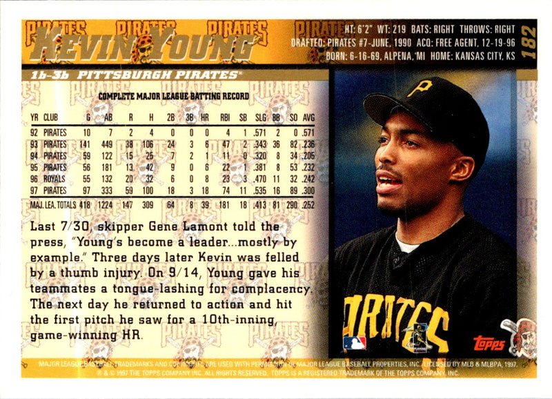1998 Topps Kevin Young