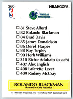 1990 Hoops Rolando Blackman #360