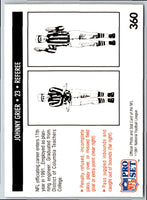 1991 Pro Set Johnny Grier #360