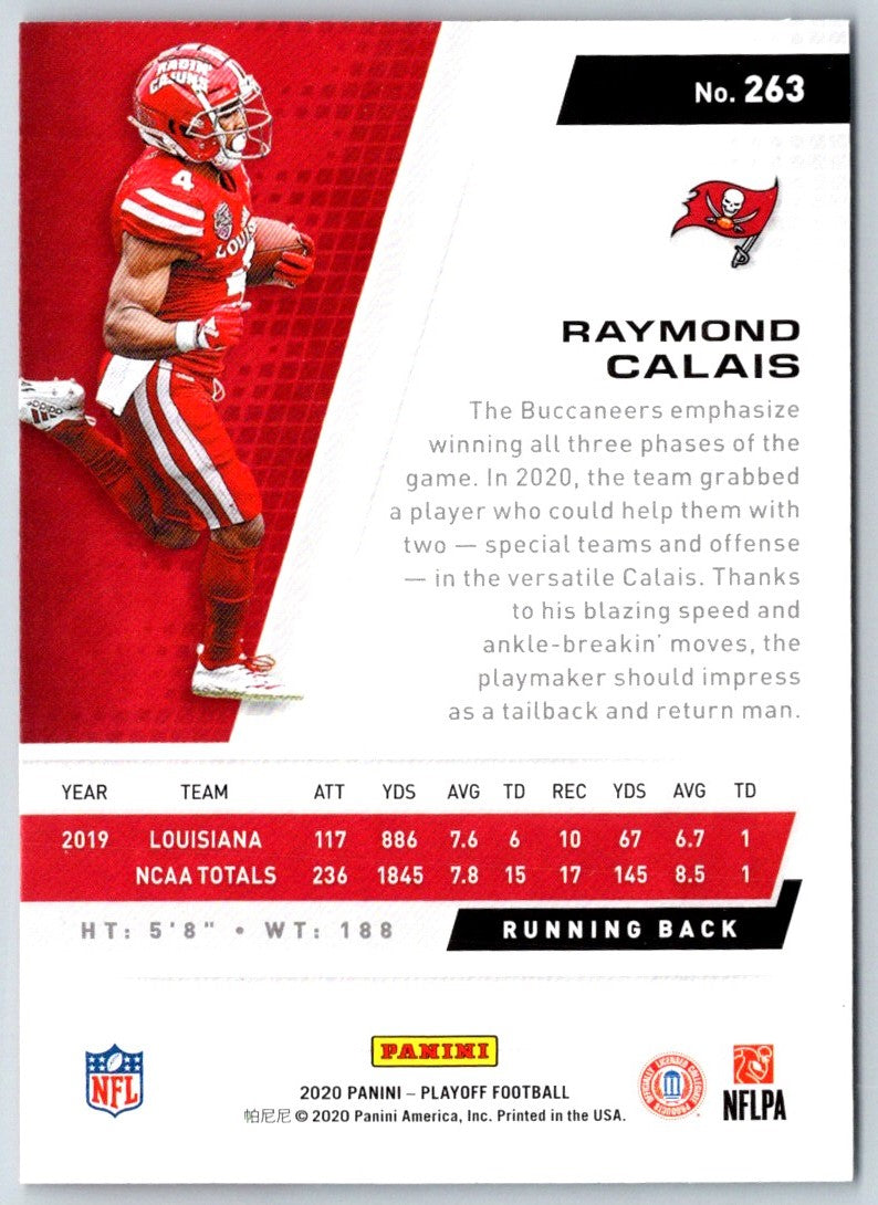 2020 Panini Contenders Playoff Ticket Raymond Calais