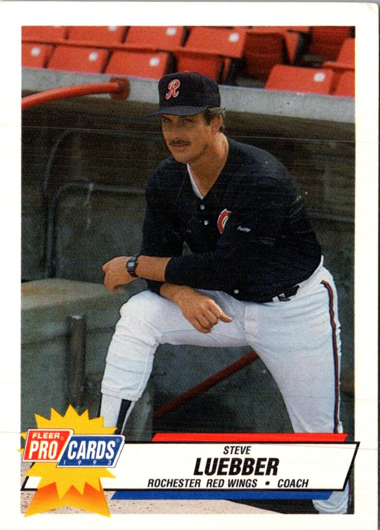 1993 Fleer Steve Luebber